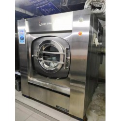 天津出售洗衣房二手洗涤设备各种牌子海狮100公斤洗脱机转让
