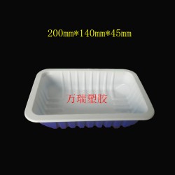 厂家直供一次性气调锁鲜盒 鸭脖鸭货酱卤食品包装盒 封口塑料盒